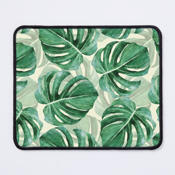 Desk Mat Green Plant Leaf Large Mouse Pad Desk Pad Tropical Boho