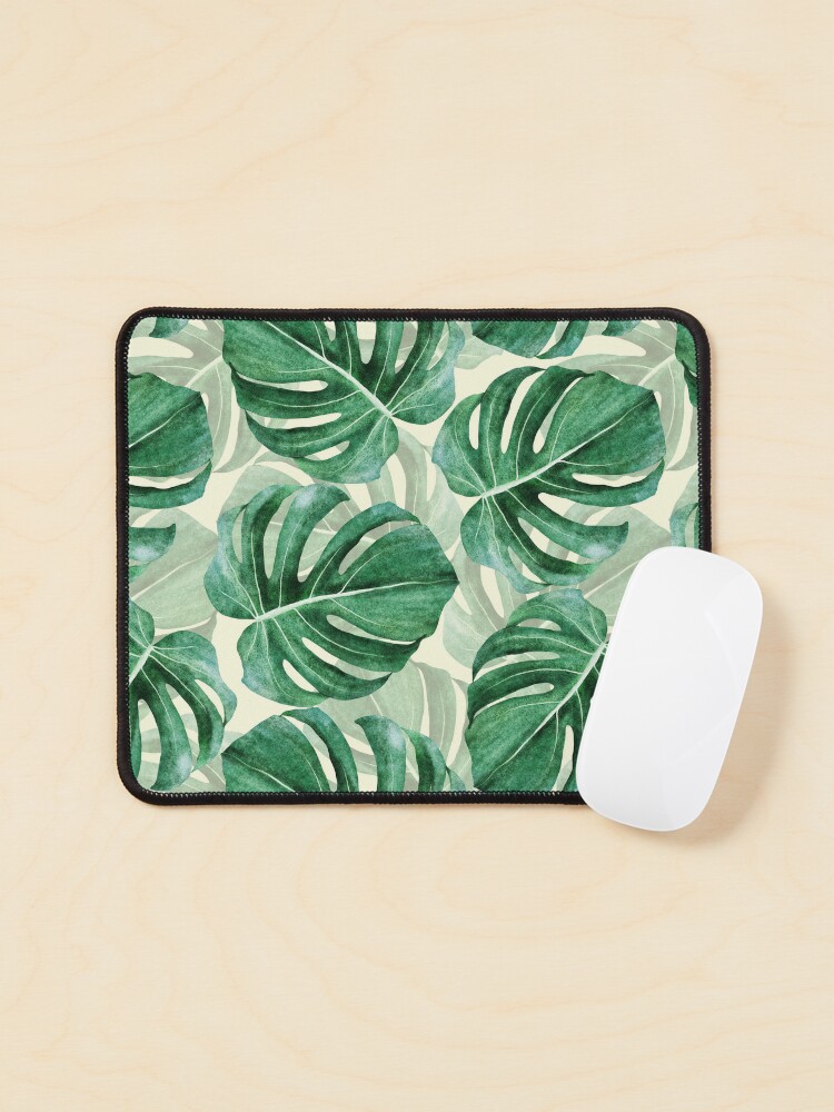 Desk Mat Green Plant Leaf Large Mouse Pad Desk Pad Tropical Boho