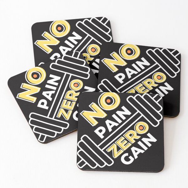 Item preview, No Pain No Gain Classic T-Shirt designed and sold by PosiPrints.