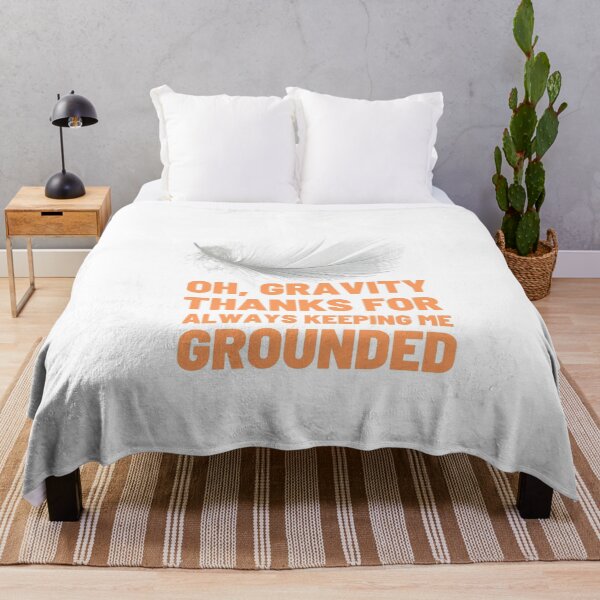 Item preview, Oh, gravity, thanks for always keeping me grounded illustration designed and sold by DeluxBee.