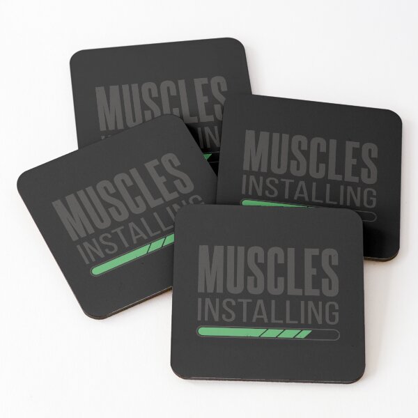 Item preview, Muscles Installing designed and sold by Pixelcraftsmith.