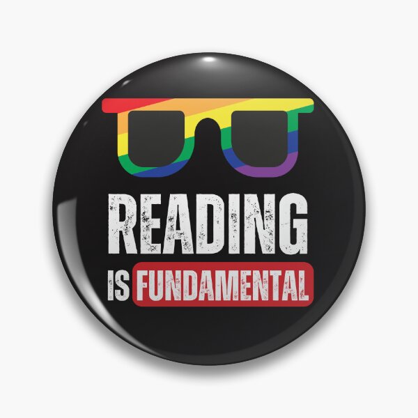 Item preview, Reading is fundamental -  square pride glasses designed and sold by GuncleCo.