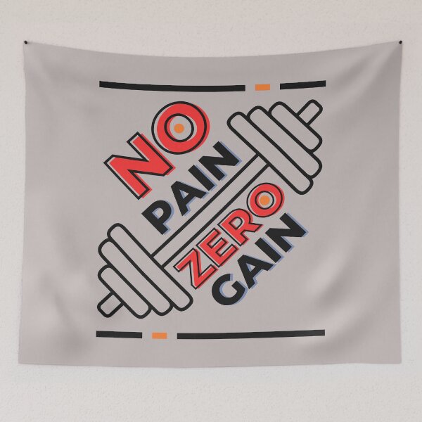Item preview, No Pain No Gain Classic T-Shirt II designed and sold by PosiPrints.