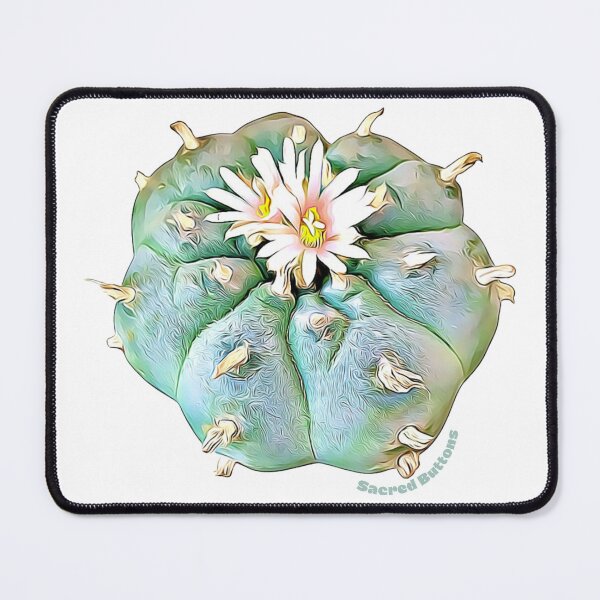 Item preview, Flowering Peyote Cactus designed and sold by Sacred-Buttons.