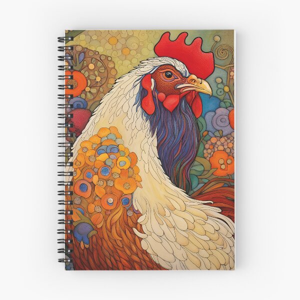 Item preview, Enchanted Chicken Art Nouveau style designed and sold by Glimmersmith.