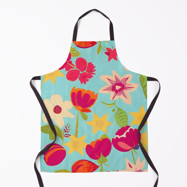 Item preview, Painted Flowers of the 60's Wallpaper Pattern designed and sold by KayLadyBug.