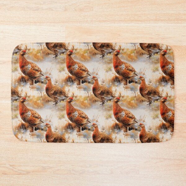 Item preview, Red Grouse Seamless Pattern Design designed and sold by CaledoniArt.