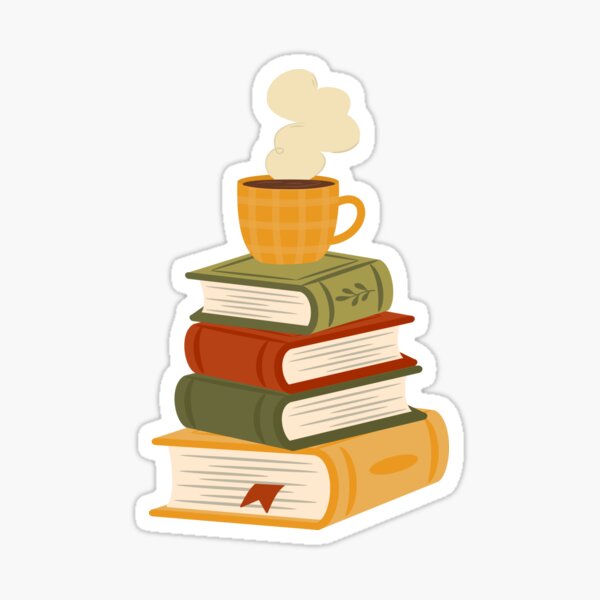 Item preview, fall bookish pile designed and sold by indiebookster.