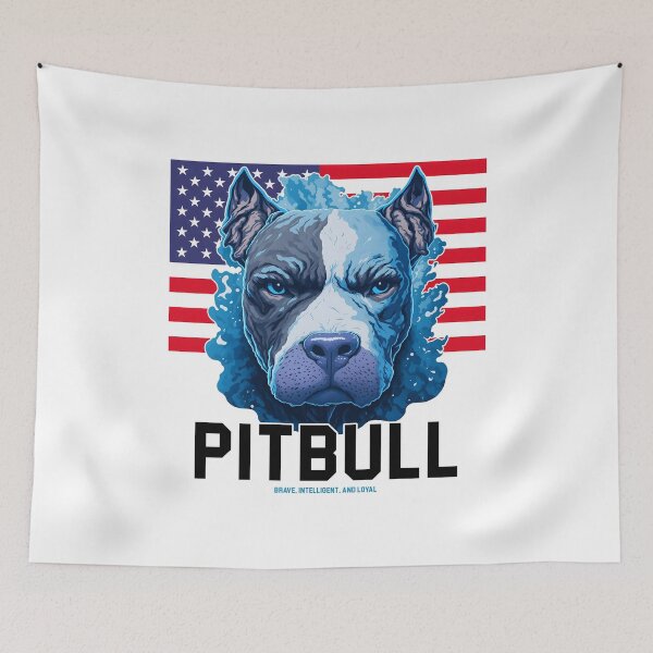 Item preview, Courage and Loyalty, American Bully Pitbull, the Essence of Bravery designed and sold by EnzoGatti.