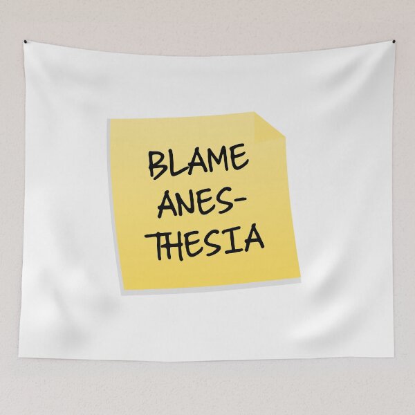 Item preview, Anesthesia CRNA Funny Doctor Gift for Medical Student Nurse Surgeon designed and sold by mariejosee22.