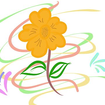 Artwork thumbnail, Paint of Flower by Jiggs Fashion by JiggsFashion