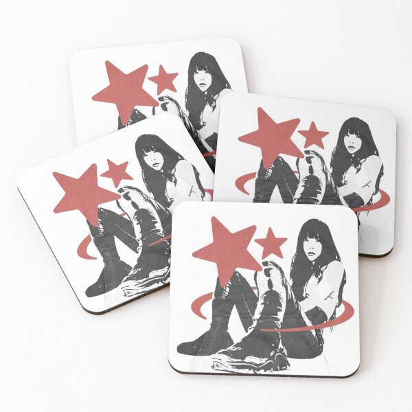 Item preview, RED STAR ANIME GIRL   designed and sold by xBLACKSTAR.