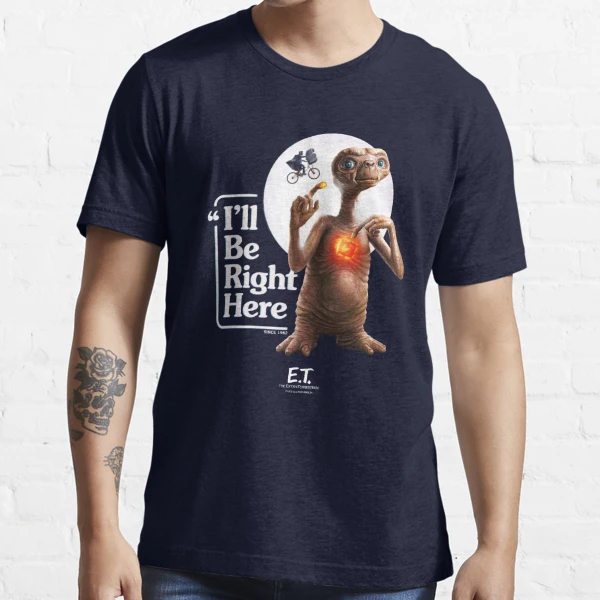 E.T. the Extra-Terrestrial Adult Moon Silhouette T-Shirt