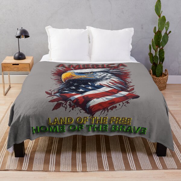 Item preview, AMERICA - Land of the free, Home of the brave - Classic 3D T-Shirt designed and sold by PosiPrints.