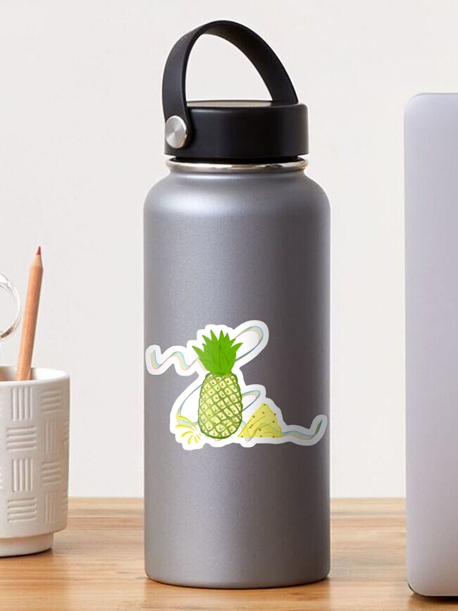 Thumbnail 1 of 3, Sticker, Pineapple paints by JiggsFashion designed and sold by JiggsFashion.