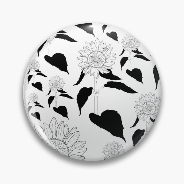 Item preview, Sunflower Garden Black and White designed and sold by Elifndz.