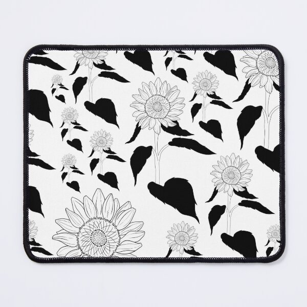 Item preview, Sunflower Garden Black and White designed and sold by Elifndz.