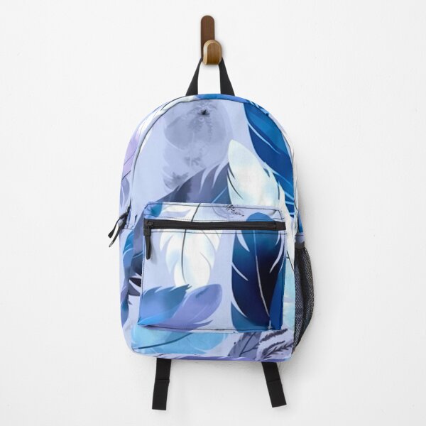 Item preview, Feather Navy, sky blue, lavender, white, gray 2 designed and sold by Highlandkings.