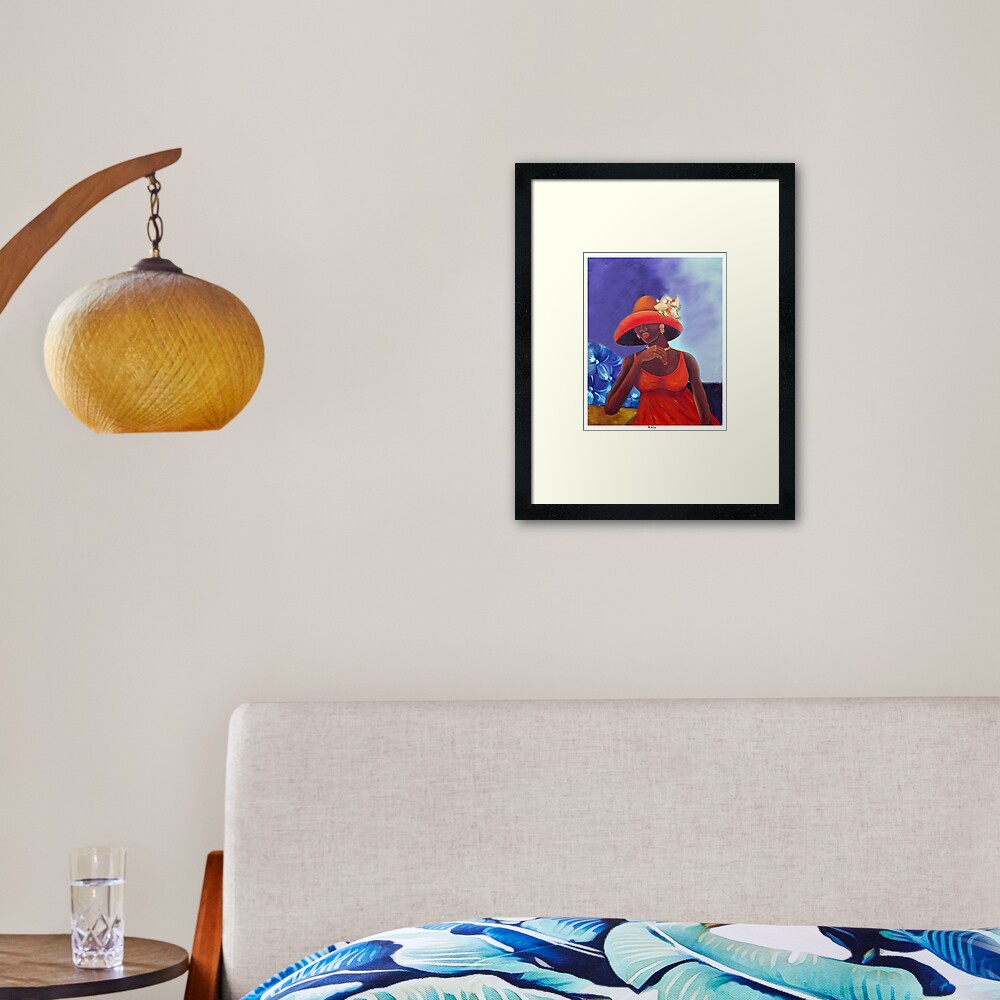 Ruby Framed Art Print