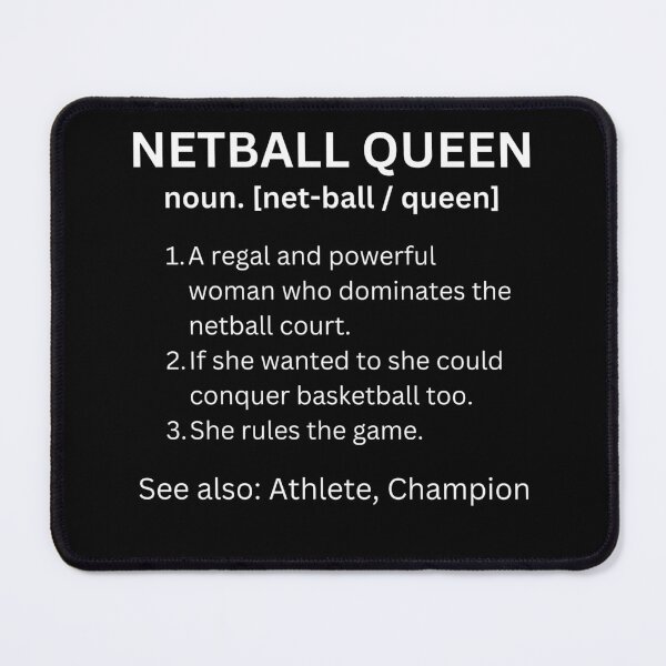 Item preview, Netball Queen designed and sold by Printing-Pig.