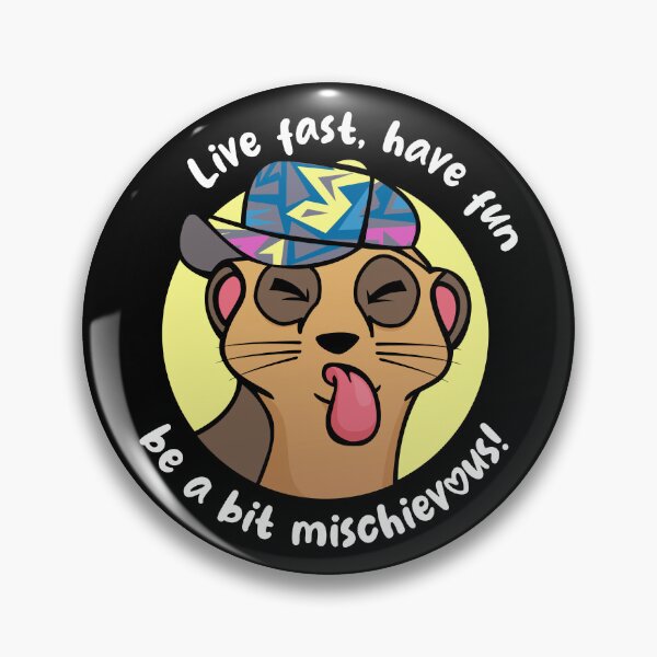 Item preview, Mischievous Meerkat (on dark colors) designed and sold by messy-nessie.