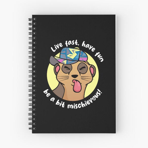 Item preview, Mischievous Meerkat (on dark colors) designed and sold by messy-nessie.