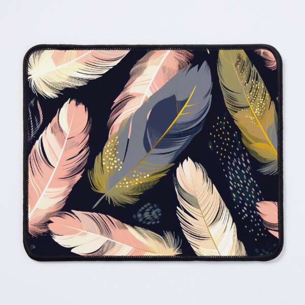 Item preview, Feathers - Olive green, navy, cream, gold, black designed and sold by Highlandkings.