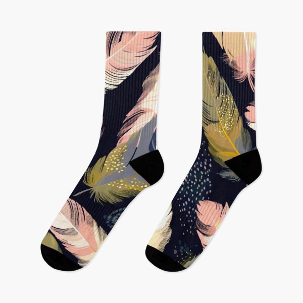 Item preview, Feathers - Olive green, navy, cream, gold, black designed and sold by Highlandkings.