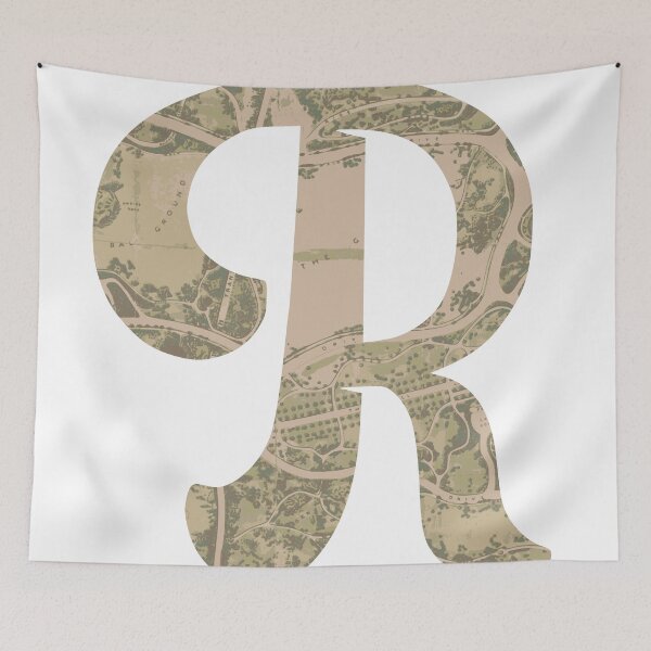 Item preview, Vintage Travel Letter R designed and sold by Wenkatdesigns.