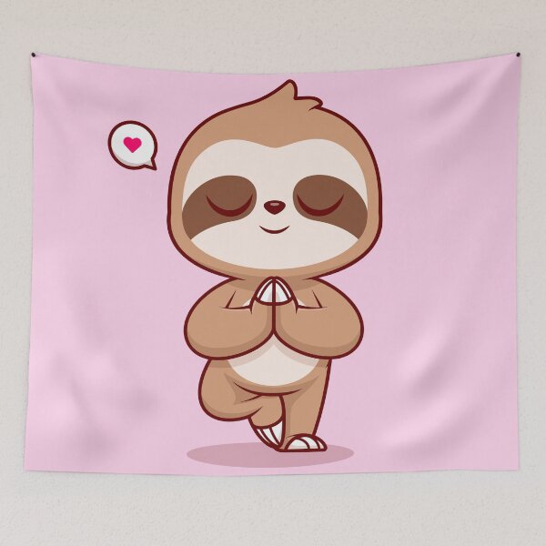Item preview, Sloth Zen - Cute Cartoon designed and sold by hjian8219.