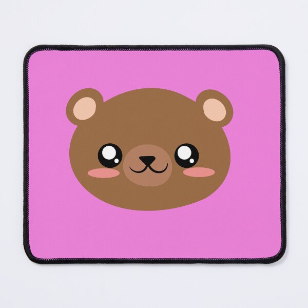 Item preview, cute brown bear face designed and sold by yessebel.