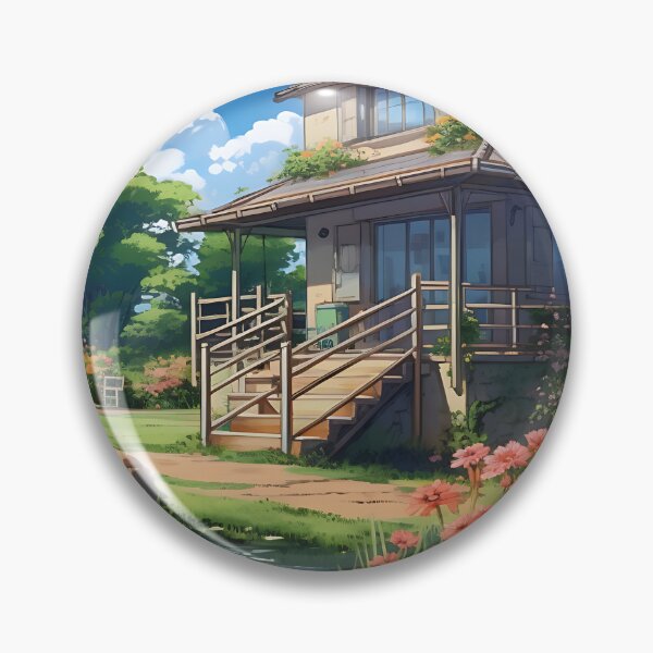 Item preview, Stunning Ghibli Landscape Illustration | A Whimsical and Dreamlike Way to Add a Touch of Japanese Anime to Your Home designed and sold by samuelpinzon.