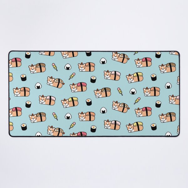 Item preview, Sushi Corgi Mint designed and sold by Peach Mochi.