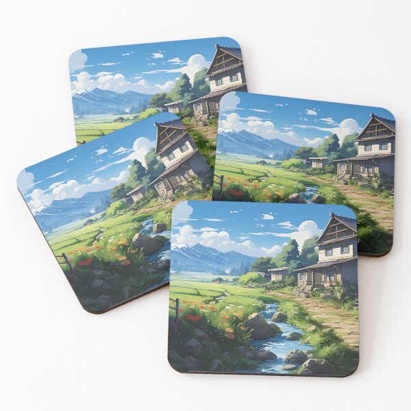 Item preview, Ghibli Forest House Illustration | A Charming and Whimsical Way to Add a Touch of Japanese Anime to Your Home designed and sold by samuelpinzon.