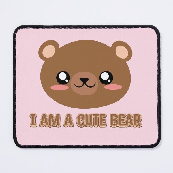 Item preview, cute brown bear face designed and sold by yessebel.