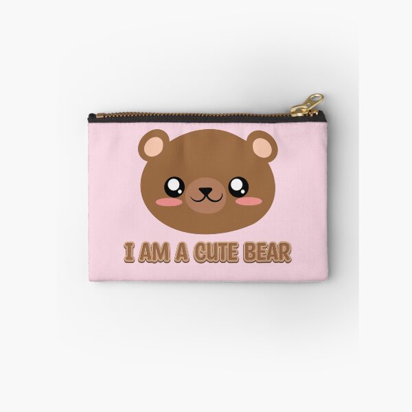 Item preview, cute brown bear face designed and sold by yessebel.