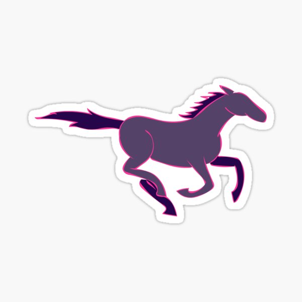 Running Horse Sticker