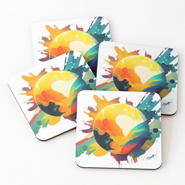 Item preview, Abstract Solar Energy – Vibrant Planetary Art designed and sold by GemBob Creations.