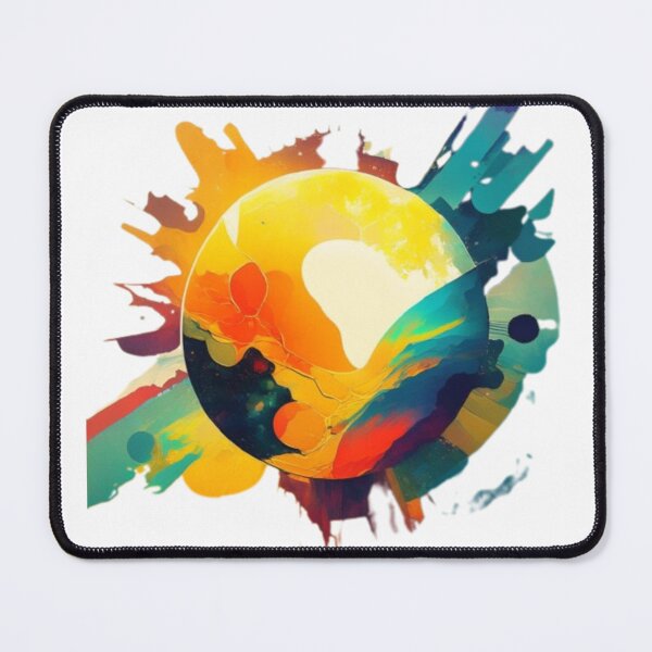 Item preview, Abstract Solar Energy – Vibrant Planetary Art designed and sold by GemBob Creations.