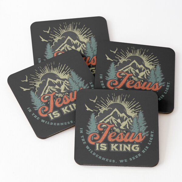 Item preview, Jesus Is King | In The Wilderness We Seek His Light | Christian Apparel  designed and sold by Allwhopraisehim.