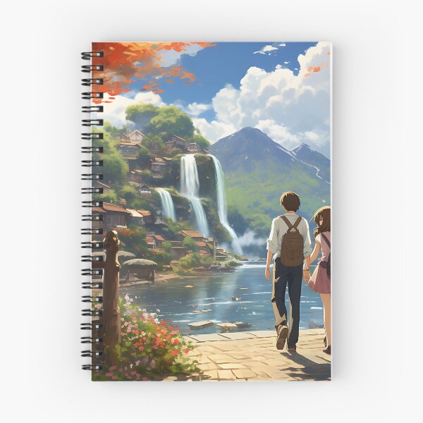 Item preview, Ghibli Paradise Romantic Scene Illustration designed and sold by samuelpinzon.