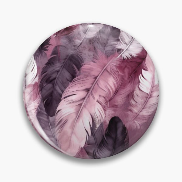 Item preview, Feathers - Rose, pink, mauve, gray, silver 2 designed and sold by Highlandkings.
