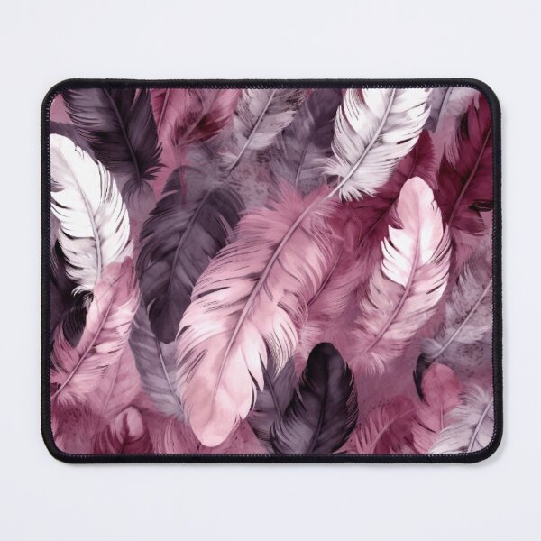 Item preview, Feathers - Rose, pink, mauve, gray, silver 2 designed and sold by Highlandkings.