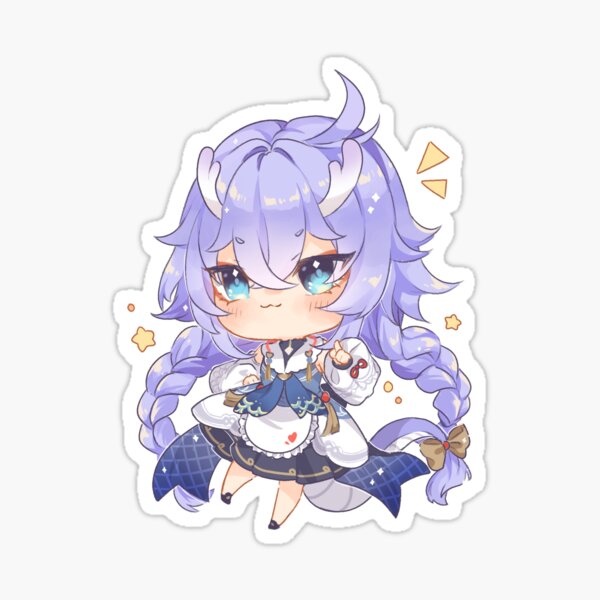 Chibi Bailu Maid Uniform Super Cute Honkai Star Rail Sticker For Sale By Jorilovl Redbubble 6944