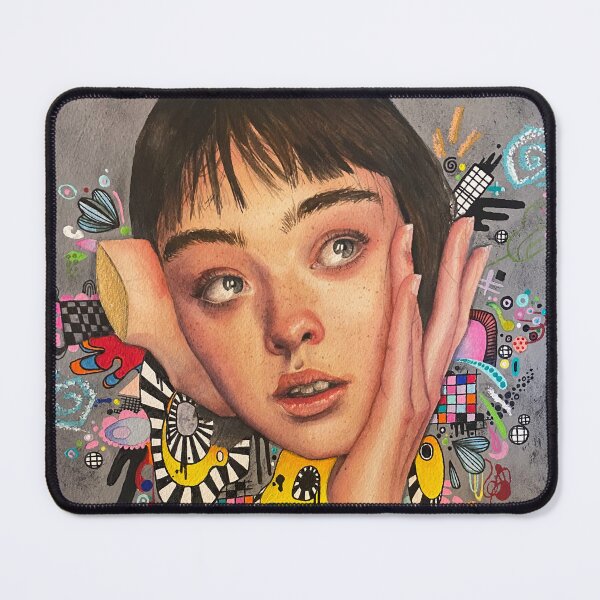 Item preview, “Head Trip” Portrait Painting designed and sold by RachelCB19.