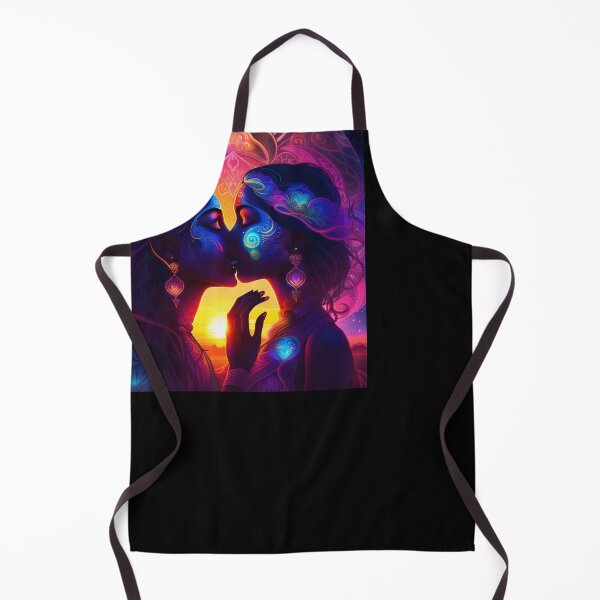 Item preview, Girls Kissing in Goa, India. Psychedelic and Sexy digital painting. designed and sold by paulo silveira.