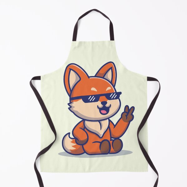 Item preview, "Fox with Specs - Cute Cartoon designed and sold by hjian8219.