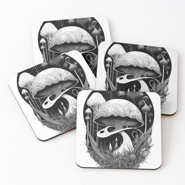 Item preview, The Distortion Mushrooms designed and sold by Transelasticart.