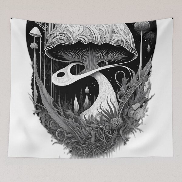 Item preview, The Distortion Mushrooms designed and sold by Transelasticart.