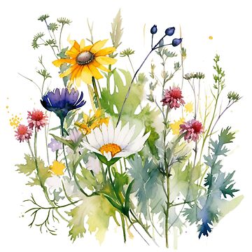 Artwork thumbnail, Wild Flowers Botanical Flower Nature by ArtFromBeyond